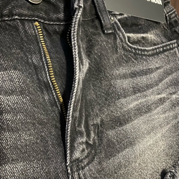 Woman’s High Cut Cheeky Super Frayed Hem Fashion Nova Jean Shorts - Picture 8 of 9